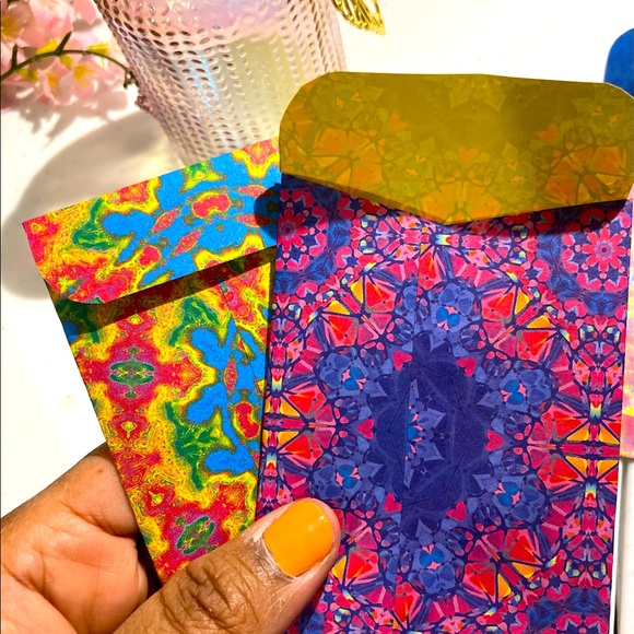 Set of 6 mini long envelopes - Picture 6 of 6